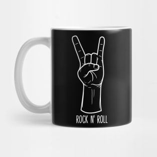 Rock N Roll Hand Sign Mug